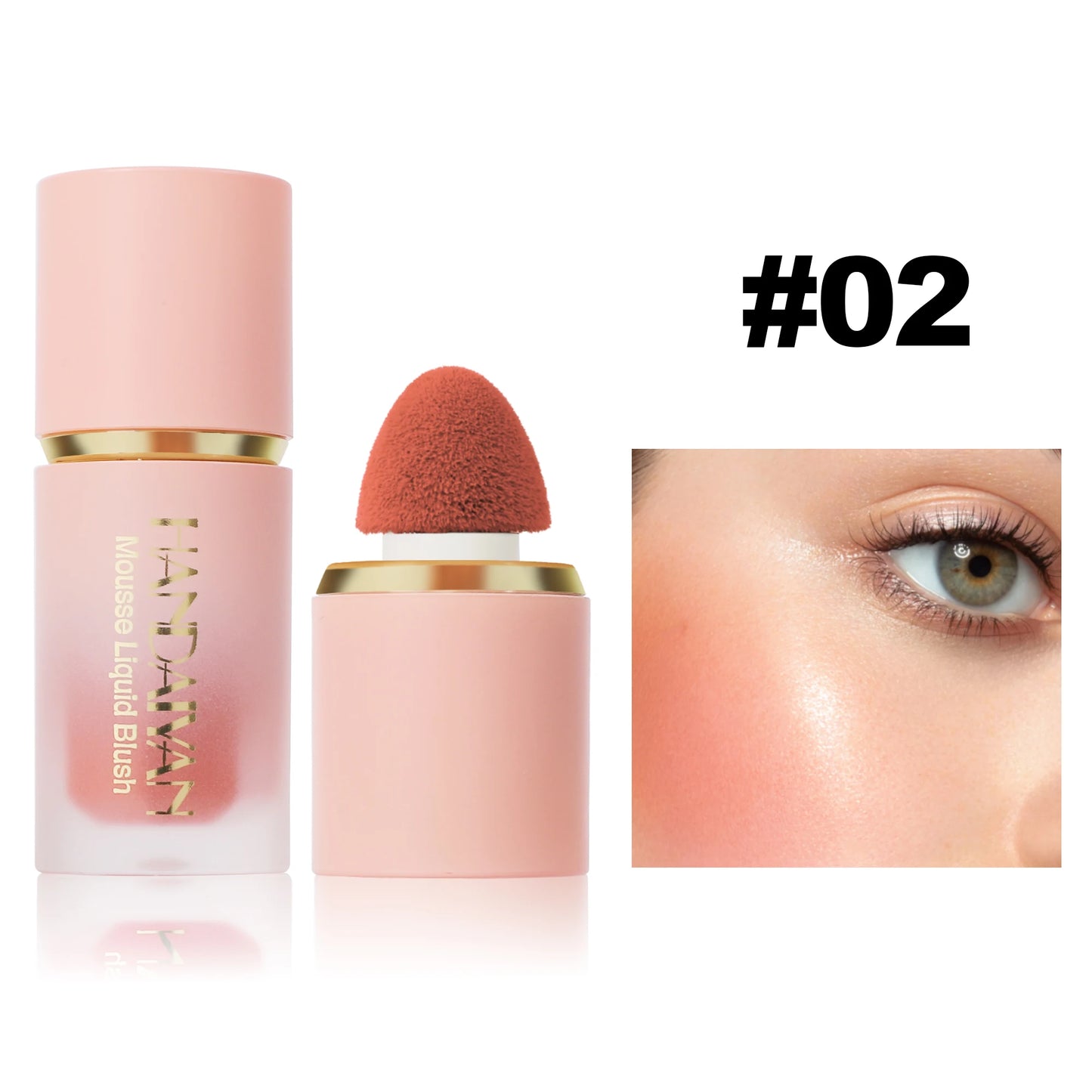 SoftBlend™ Vloeibare Blush – 6 Kleuren, Natuurlijk Effect en Waterbestendig