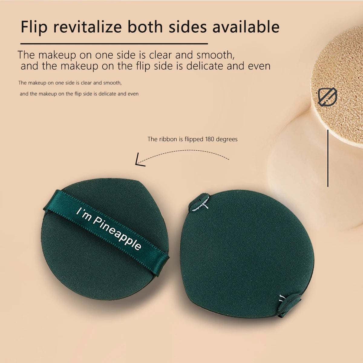 CushionBlend 6X™ – Herbruikbare Air-Cushion Make-up Sponsjes (Nat & Droog) met Opbergdoos