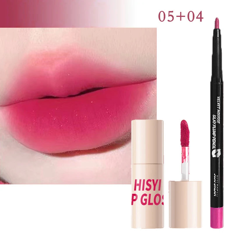 VelvetGlow 6X™ – Fluweelzachte Matte Lipgloss met Intense en Langhoudende Kleuren