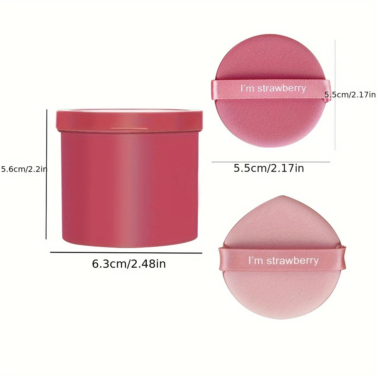 CushionBlend 6X™ – Herbruikbare Air-Cushion Make-up Sponsjes (Nat & Droog) met Opbergdoos