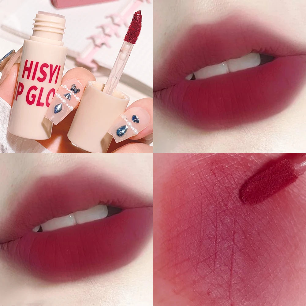 VelvetGlow 6X™ – Fluweelzachte Matte Lipgloss met Intense en Langhoudende Kleuren