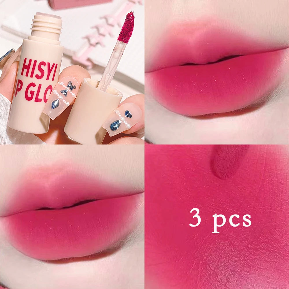 VelvetGlow 6X™ – Fluweelzachte Matte Lipgloss met Intense en Langhoudende Kleuren